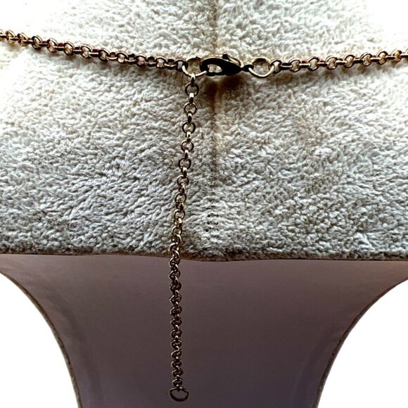 Vintage Boho Statement Necklace With Yellow Orange & White Beads.  C17 - Picture 6 of 11